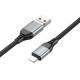 Дата кабель Hoco U128 Viking 2in1 USB/Type-C to Lightning (1m)
