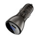 АЗП Acefast B10 metal car charger 60W (USB-C + USB-C) with digital display