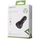 АЗП Acefast B7 metal car charger 45W (USB-A + USB-A) with digital display