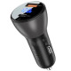 АЗП Acefast B6 metal car charger 63W (USB-A + USB-C) with digital display