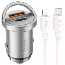 АЗП Hoco NZ10 Handy PD45W+QC3.0 + Type-C to Lightning