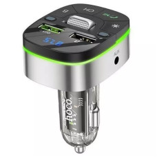 АЗП FM модулятор Hoco E71 Crystal transparent QC3.0