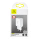 МЗП USAMS US-CC090 T24 2.1A Dual USB Travel Charger （EU）