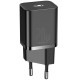 МЗП Baseus Super Si Quick Charger 1C 20W + кабель Type-C to Lightning (TZCCSUP-B)