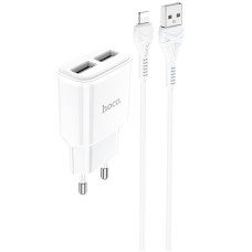 МЗП HOCO C88A (2USB/2.4A) + Lightning