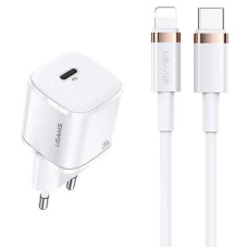 МЗП Usams US-XFK T36 20W 1C Charger + US-SJ484 U63 20W PD