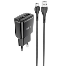 МЗП HOCO C88A (2USB/2.4A) + Type-C