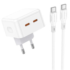 МЗП Borofone BA76A Source PD35W (2Type-C) + Type-C to Type-C