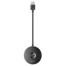 Перехідник HUB Baseus Round Box USB to USB 3.0 + 3USB 2.0 (CAHUB-F)