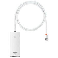 Перехідник HUB Baseus Lite Series 4-Port USB-A HUB Adapter (USB-A to USB 3.0*4) 25cm (WKQX)