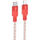 Дата кабель Hoco X99 Crystal Junction PD 27W Type-C to Lightning (1.2m)