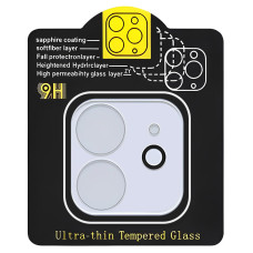 Захисне скло на камеру Full Block (тех.пак) для Apple iPhone 11 (6.1