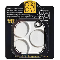 Захисне скло на камеру Full Block (тех.пак) для Apple iPhone 14 Pro (6.1