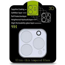 Захисне скло на камеру Full Block (тех.пак) для Apple iPhone 15 Pro (6.1