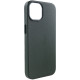 Шкіряний чохол Leather Case (AA Plus) with MagSafe для Apple iPhone 14 (6.1
