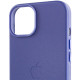 Шкіряний чохол Leather Case (AA Plus) with MagSafe для Apple iPhone 14 (6.1