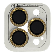 Захисне скло Metal Shine на камеру (в упак.) для Apple iPhone 15 Pro (6.1