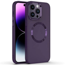 TPU чохол Bonbon Metal Style with MagSafe для Apple iPhone 14 Pro (6.1