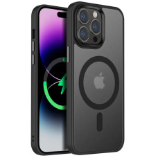 TPU+PC чохол Metal Buttons with MagSafe Colorful для Apple iPhone 14 Pro (6.1