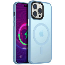 TPU+PC чохол Metal Buttons with MagSafe Colorful для Apple iPhone 14 Pro Max (6.7