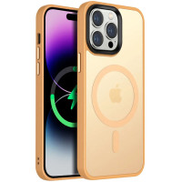 TPU+PC чохол Metal Buttons with MagSafe Colorful для Apple iPhone 14 Pro Max (6.7