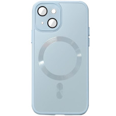 Чохол TPU+Glass Sapphire Midnight with MagSafe для Apple iPhone 14 (6.1