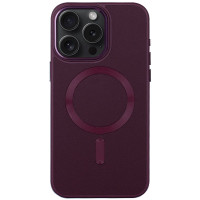 Шкіряний чохол Bonbon Leather Metal Style with MagSafe для Apple iPhone 14 Pro (6.1