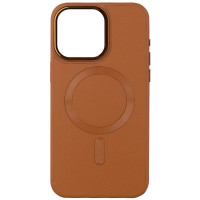 Шкіряний чохол Bonbon Leather Metal Style with MagSafe для Apple iPhone 14 (6.1