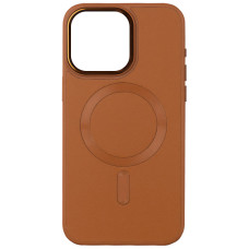 Шкіряний чохол Bonbon Leather Metal Style with MagSafe для Apple iPhone 14 (6.1