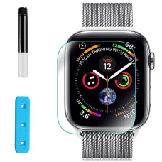 Захисне 3D скло Nano Optics з УФ лампою для Apple Watch Series 7/8 41mm